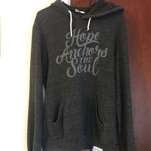 Walk in Love charcoal grey sweatshirt/hoodie
